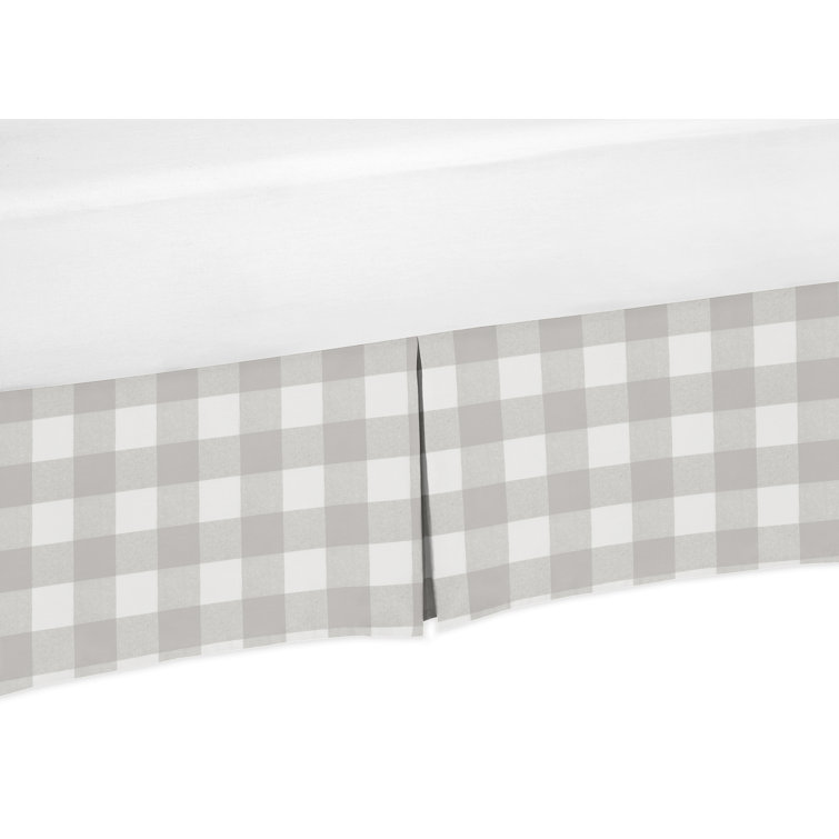 Buffalo check 2025 crib skirt